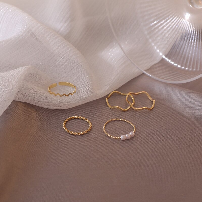 Bộ Trang Sức Nhẫn Thời Trang Năm 2021 Dành Cho Nữ