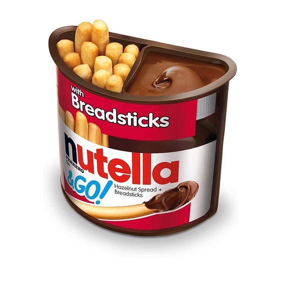 Bánh que chấm chocolate Nutella Mỹ (1 Hủ 52g)