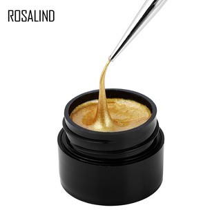 Rosalind Móng Tay Nghệ Thuật 5ml Nhện Gel DIY Thiết Kế Móng Tay Điểm Để Dòng Vẽ Và Tranh Trang Trí Kéo Lụa Nhện Gel