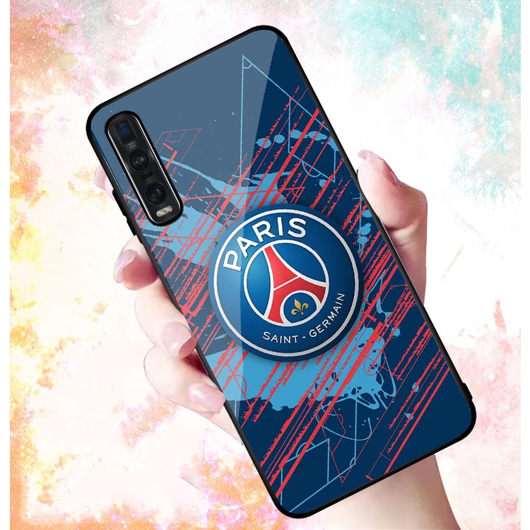 Ốp Lưng OPPO FIND X2, FIND X2 PRO mặt kính cường lực cao cấp In hình Câu Lạc Bộ Bóng Đá