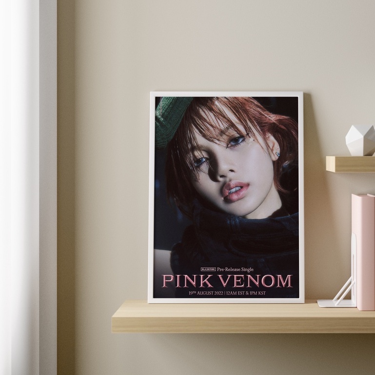 Sét 4 tờ Poster Blackpink Pink Venom 2