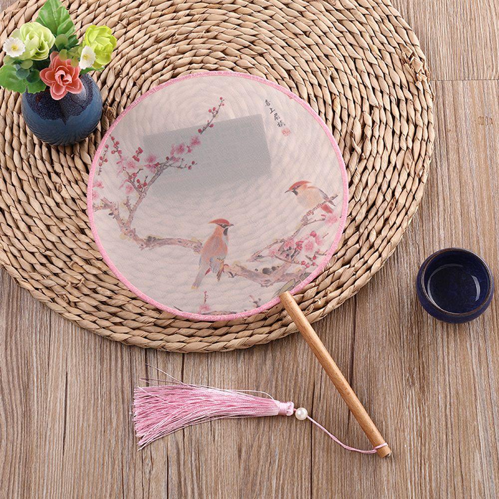 Quạt Cầm Tay Handmade Phong Cách Trung Hoa Cổ Điển Dùng Để Chụp Ảnh / Trang Trí Nhà Cửa / Tiệc Cưới