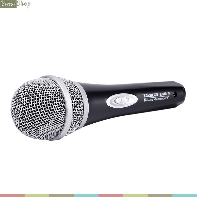 [Mã ELHACE giảm 4% đơn 300K] Takstar E-340 - Micro Dynamic Hát Karaoke Gia Đình