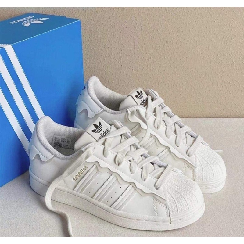 [ ẢNH THẬT] GIÀY THỂ THAO SUPERSTAR 2.0 CREAM