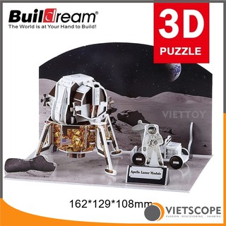 Bộ lắp ráp mô hình 3D Buildream Mô-đun Mặt trăng Apollo - Apollo Lunar Module - MH003