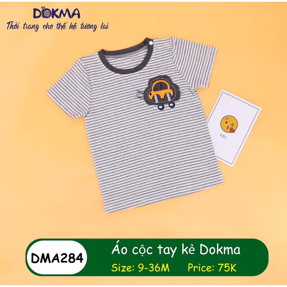 Áo cộc kẻ sọc Dokma DMA284