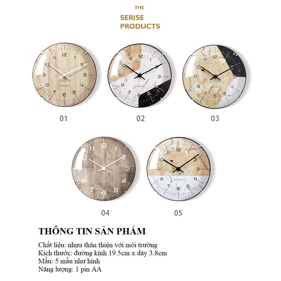 Đồng hồ quartz để bàn phong cách Simplism