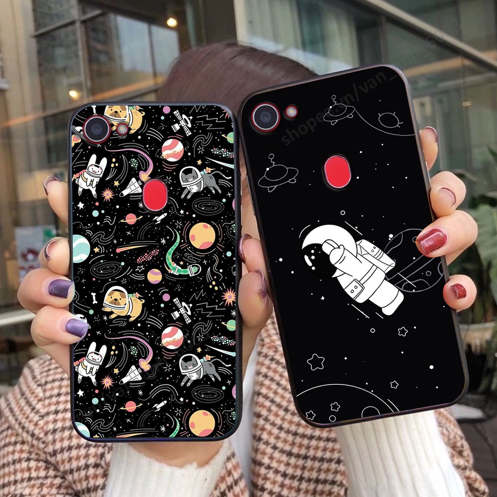 Ốp Oppo F5 / F5 Youth / F7 hình bầu trời, phi hành gia đẹp, ốp lưng điện thoại oppo viền dẻo cao cấp