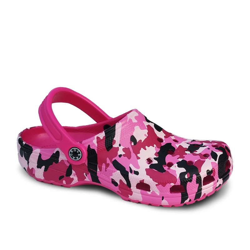 ☘ Dép Crocs Loại 4.2 Picart (Tặng Jibbitz Sticker Full Box) - Cross, Dép Sục TN Medical