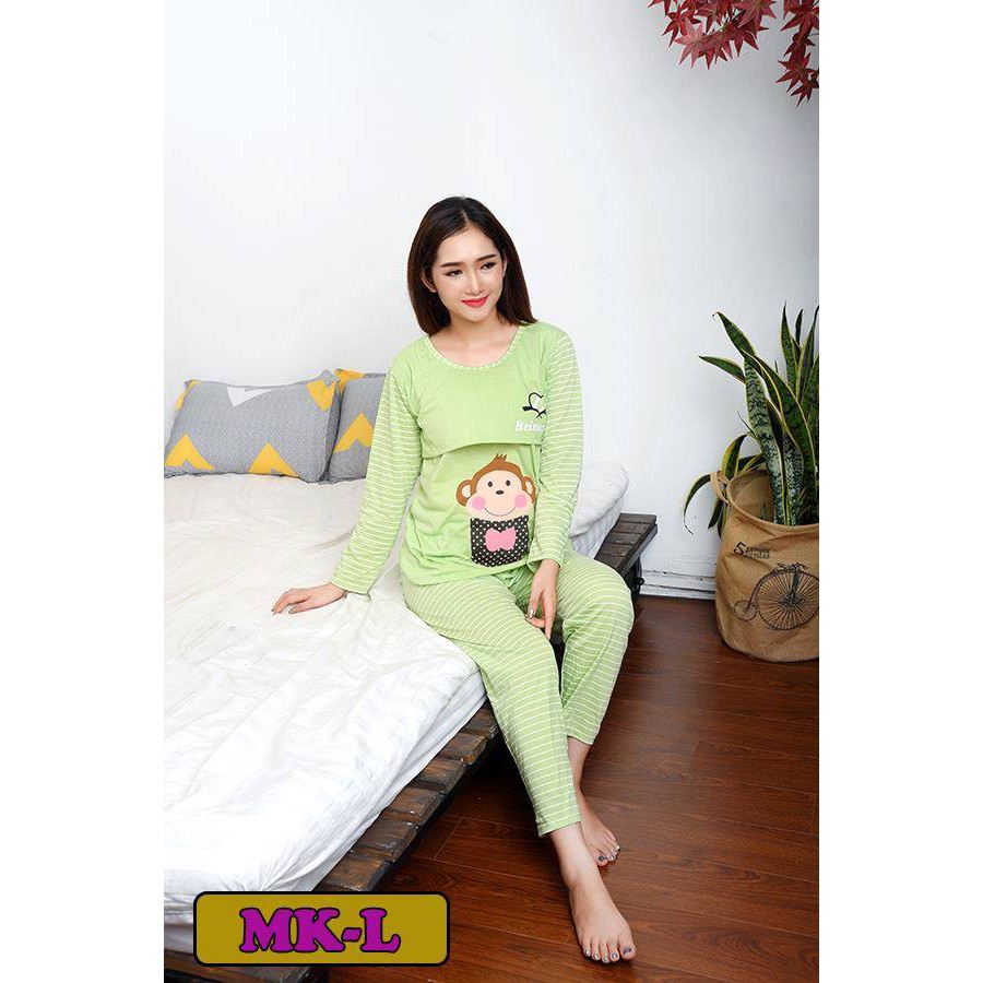 Bộ bầu hình khỉ có thiết kế cho con bú