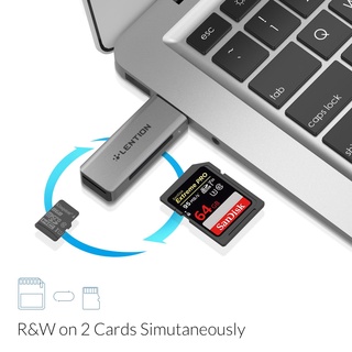 Đầu Đọc Thẻ USB-A 3.0 Sang SD/Micro SD Card Lention H7