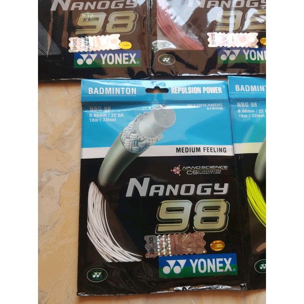 Dây Vợt Cầu Lông Yonex Nanogy Bg98 Hàng Mới Nhất