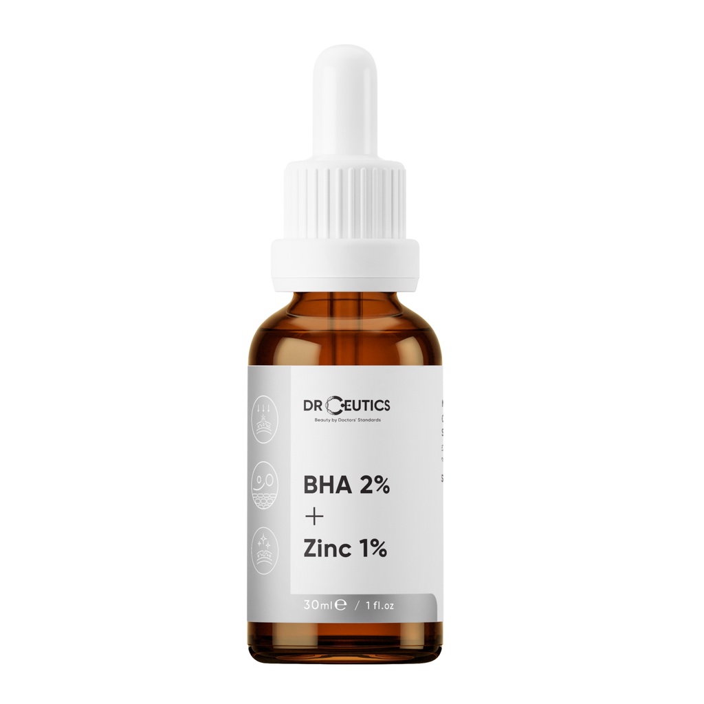 Serum Drceutics BHA 2% + ZinC 1% Giảm Sưng Đỏ, Giảm Dầu Thông Thoáng Lỗ Chân Lông