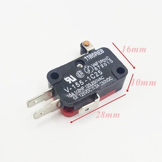 Công tắc hành trình v-155-1c25 - 28x16x10mm