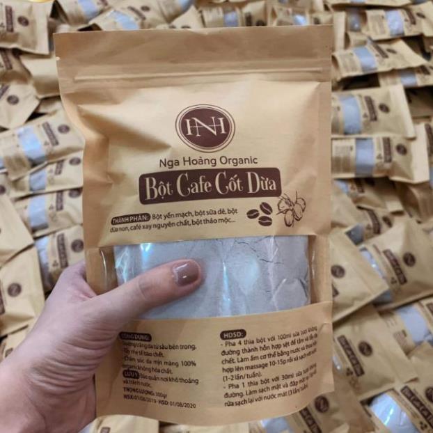  BỘT Ủ TRẮNG TẮM, BỘT ĐẮP MẶT CAFE CỐT DỪA NGA HOÀNG 100G | BigBuy360 - bigbuy360.vn