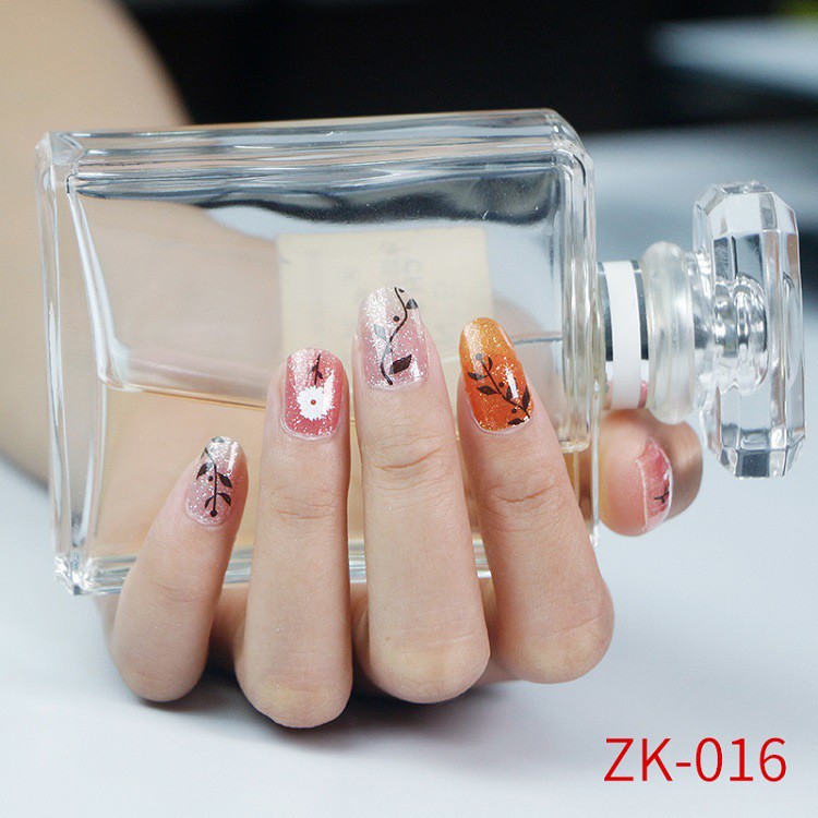 [Video Thực Tế] Dán Móng Tay - Nail Sticker - 14  Miếng Đủ Size - Đa Dạng Phong Cách - Cực Nhiều Mẫu