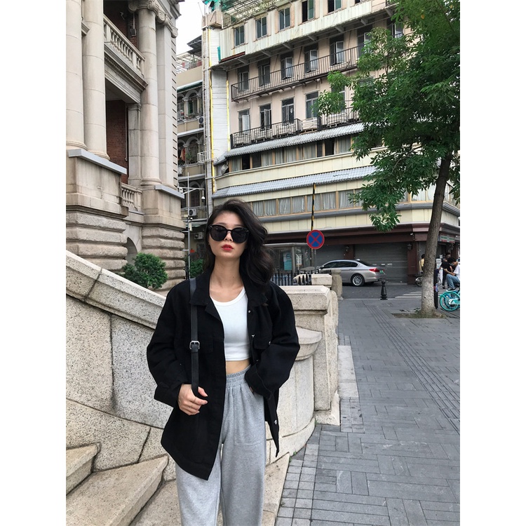 Áo khoác Jean unisex, áo khoác bò xu hướng
