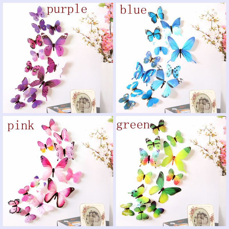 Decal bướm nổi 3D dán tường trang trí | BigBuy360 - bigbuy360.vn