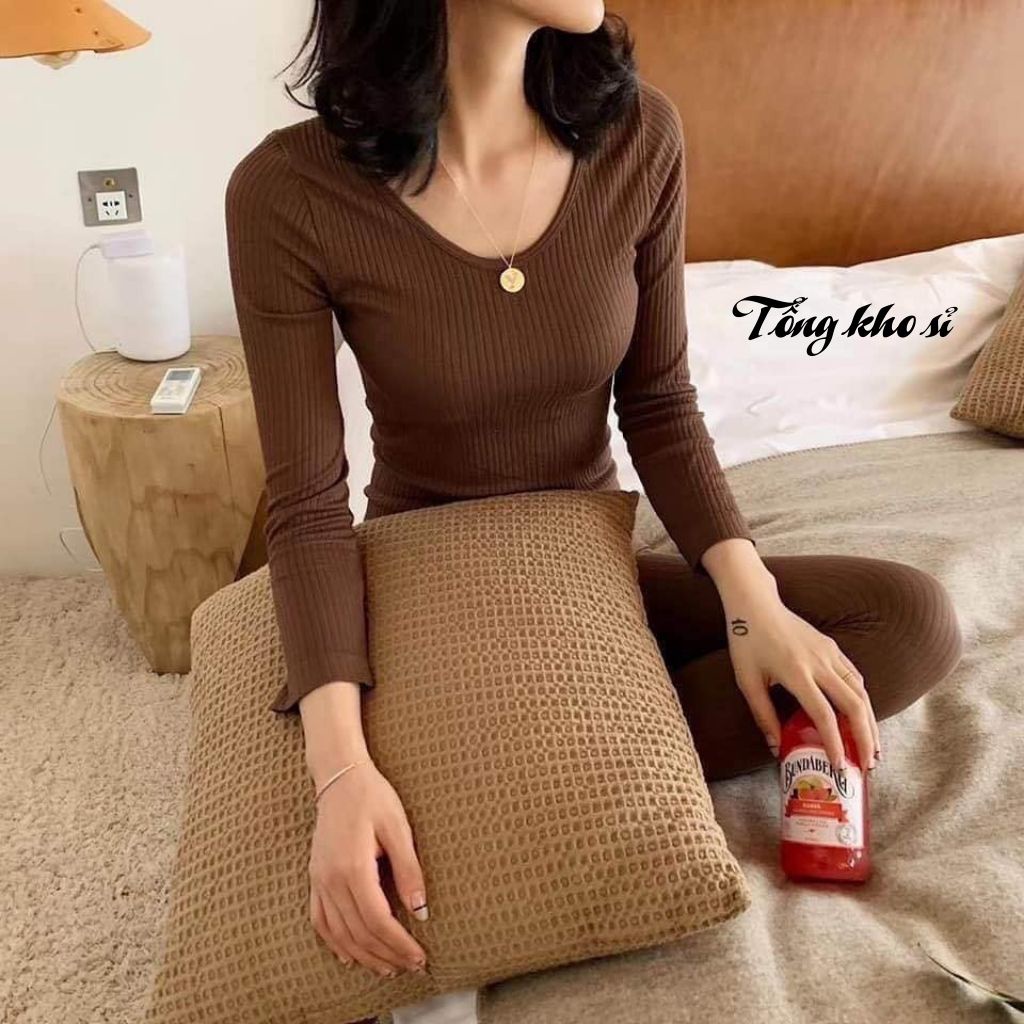 Đồ bộ mặc nhà, bộ len nữ tôn dáng quyến rũ cho chị em(hàng loại 1) | BigBuy360 - bigbuy360.vn