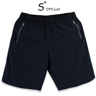 Quần đùi nam mặc nhà quần short thể thao nam Splus QSG002 vải gió chun trơn mát co giãn thoải mái