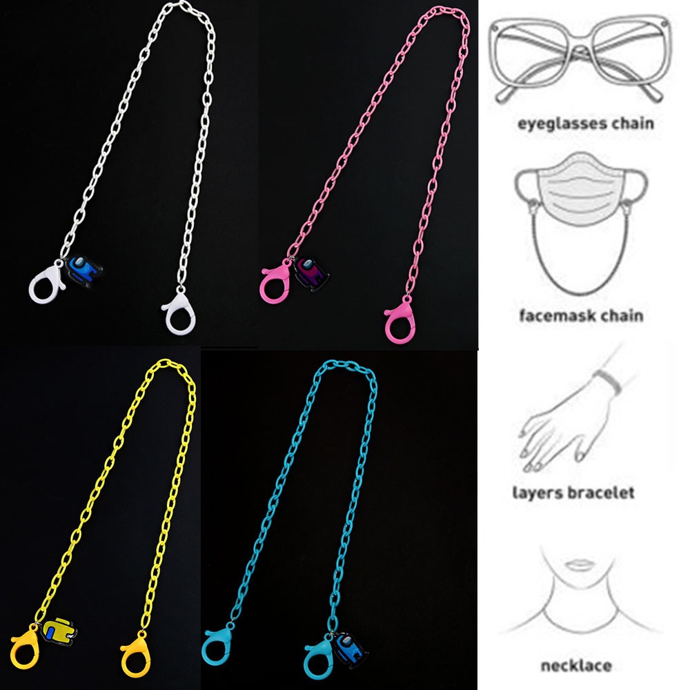 Dây đeo khẩu trang chống thất lạc dễ thương cho học sinh