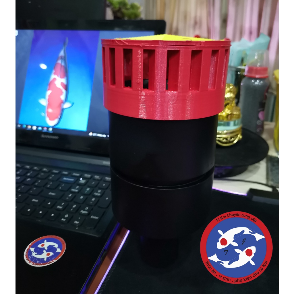 Hút mặt xoay bể cá ,hút mặt hồ koi, cá vàng phiên bản ngôi sao vàng VN