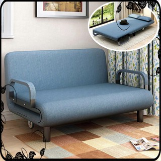 [ SIÊU SALE XẢ KHO] Sofa giường gấp gọn 120cm - Ghế sofa giường đa năng kèm gối
