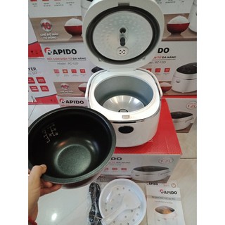 Nồi cơm điện nút bấm cảm ứng Rapido 1.2l