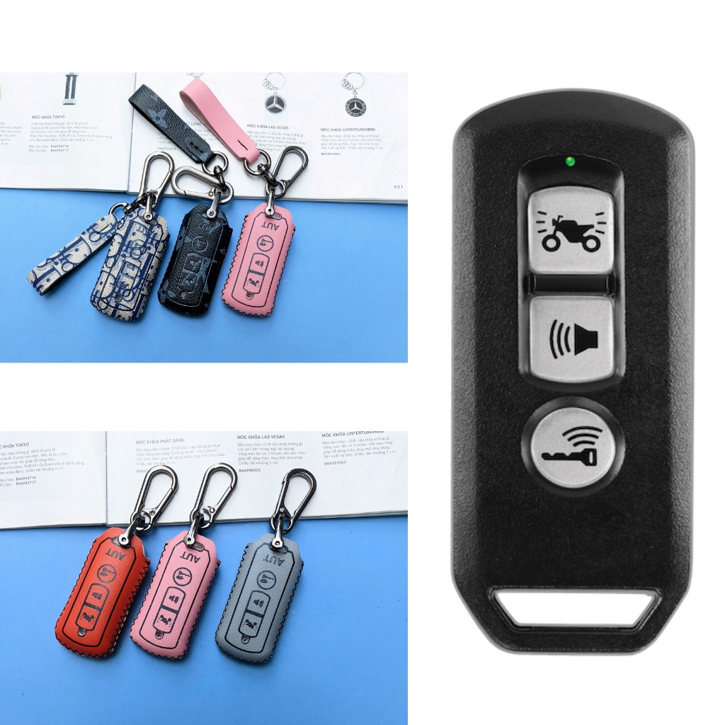 Bọc chìa khoá smartkey SH  ,SH Mode,Bao da smartkey SH ( SHK Móc D)