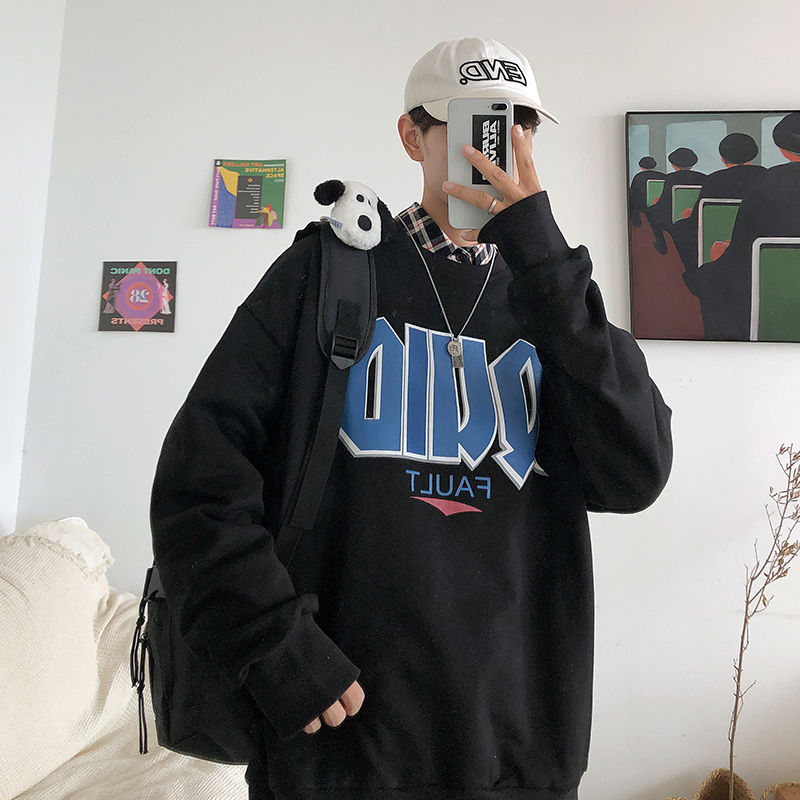 Áo Sweater Bằng Cotton Dáng Rộng Thoải Mái Cho Cặp Đôi | BigBuy360 - bigbuy360.vn