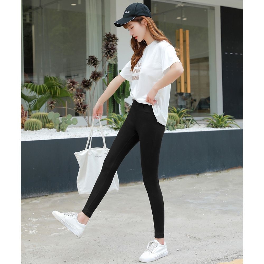Quần Legging Nâng Mông Lưng Cao Dáng Đẹp [ LOẠI 1]  Siêu Co Giãn, Chất Umi Hàn, Co Giãn 4 Chiều, Kèm Túi Zip, LOẠI 1 | BigBuy360 - bigbuy360.vn