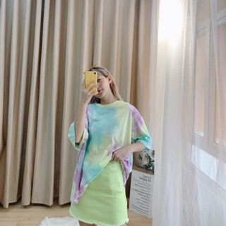 STARROOM Áo phông tie dye (Hồng/Xanh/Cam) AP061933