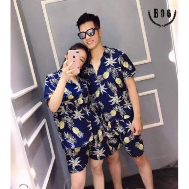 Pijama cổ sơmi 75kg ✔️