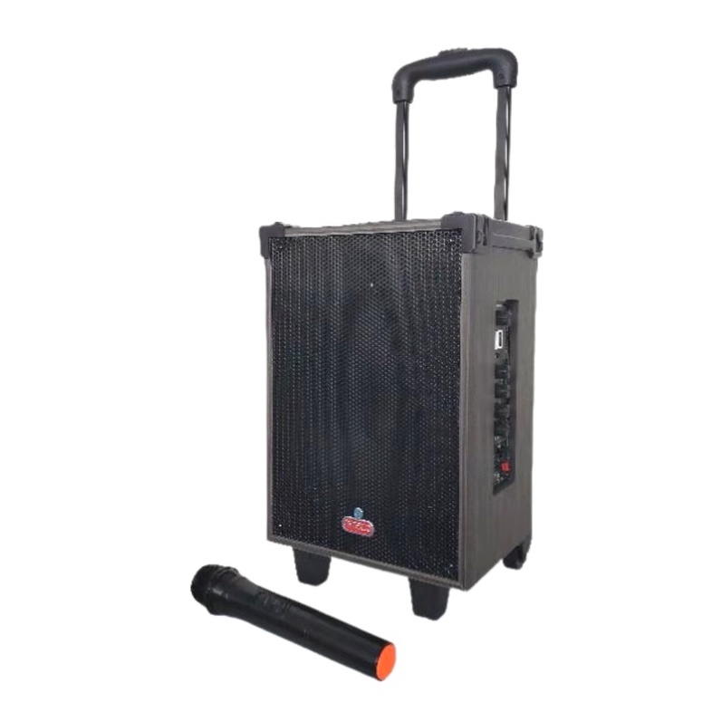 Loa kéo di động Ontekco 8001 kết nối blutooth -Tặng kèm 1 mic karaoke không dây- Gọn nhẹ dễ dàng mang theo mọi nơi