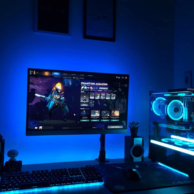 Led dây nháy theo nhạc 5V cho PC hoặc gắn sau bàn
