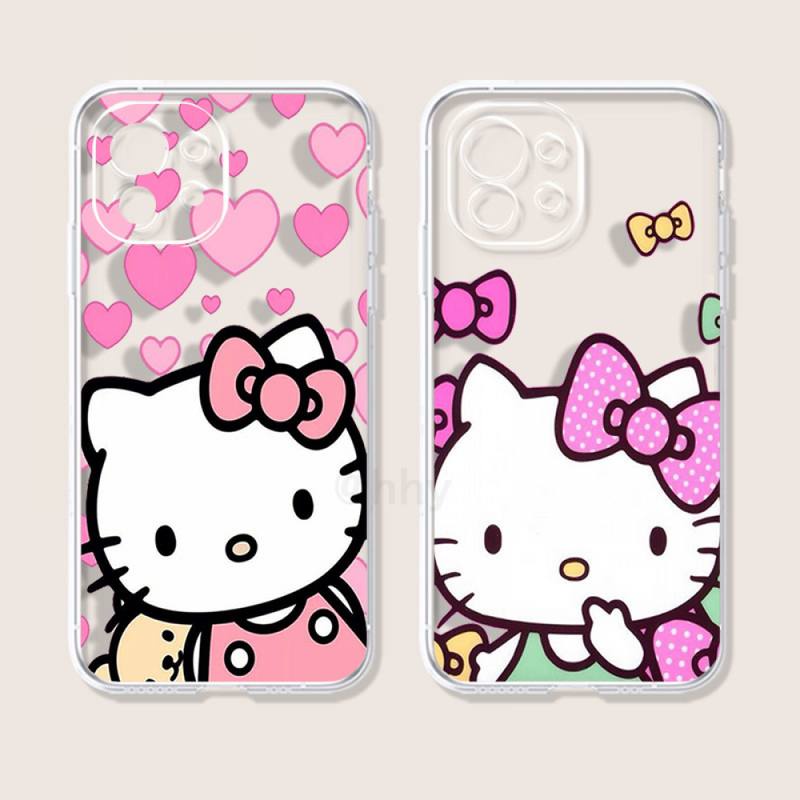 Ốp Điện Thoại Tpu Mềm Chống Sốc In hello Kitty Cho iPhone 14 11 12 13 pro max XS X XR XSMax 7 8 6 6s plus SE 2020