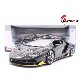 MÔ HÌNH LAMBORGHINI CENTENARIO LP770-4 BLACK 1:18 MAISTO 4231