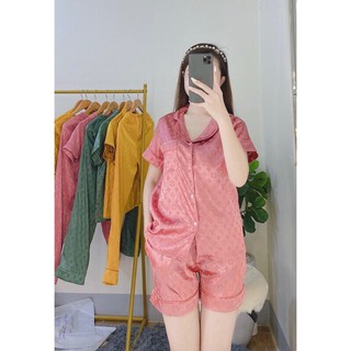 BỘ NGỦ PIJAMA LỤA GẤM CAO CẤP , SIÊU SANG CHẢNH