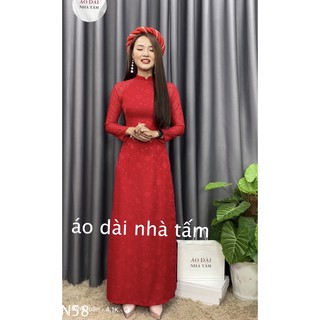 ÁO DÀI TƠ Ý 4 TÀ MỚI, ÁO DÀI NHÀ TẤM - N58