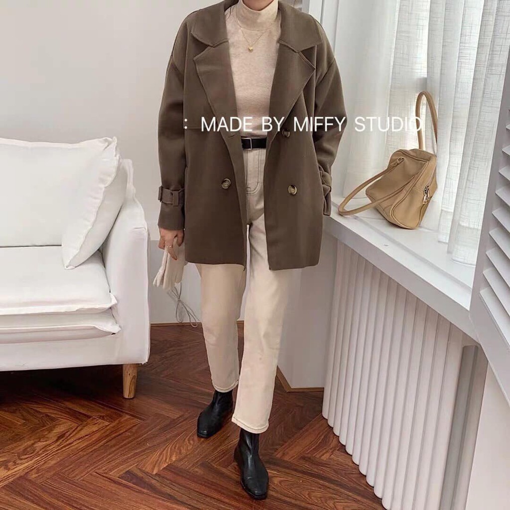 Áo dạ cổ vest | BigBuy360 - bigbuy360.vn