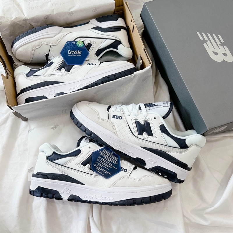 [Ảnh Thật+Fullbox+Bill] Giày Thể Thao NB550 Navy
