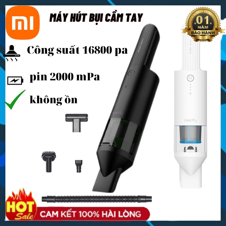 Máy Hút Bụi Cầm Tay Xiaomi Qingting- Hút Sạch Bụi Bẩn Trên Ôto-Sofa-Nhà, Với Công Suất Hút 16800 Pa