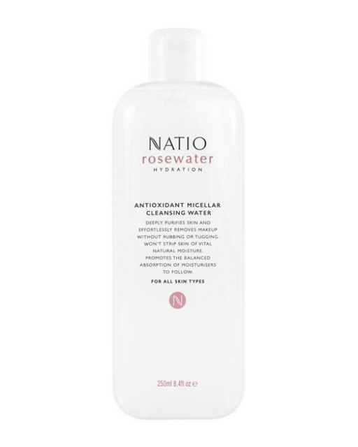 Tẩy trang Natio Rosewater Hydration Micellar Cleansing Water