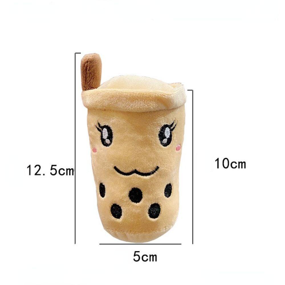JARRED Móc Khóa Hình Ly Nước Ép Nhồi Bông Dễ Thương