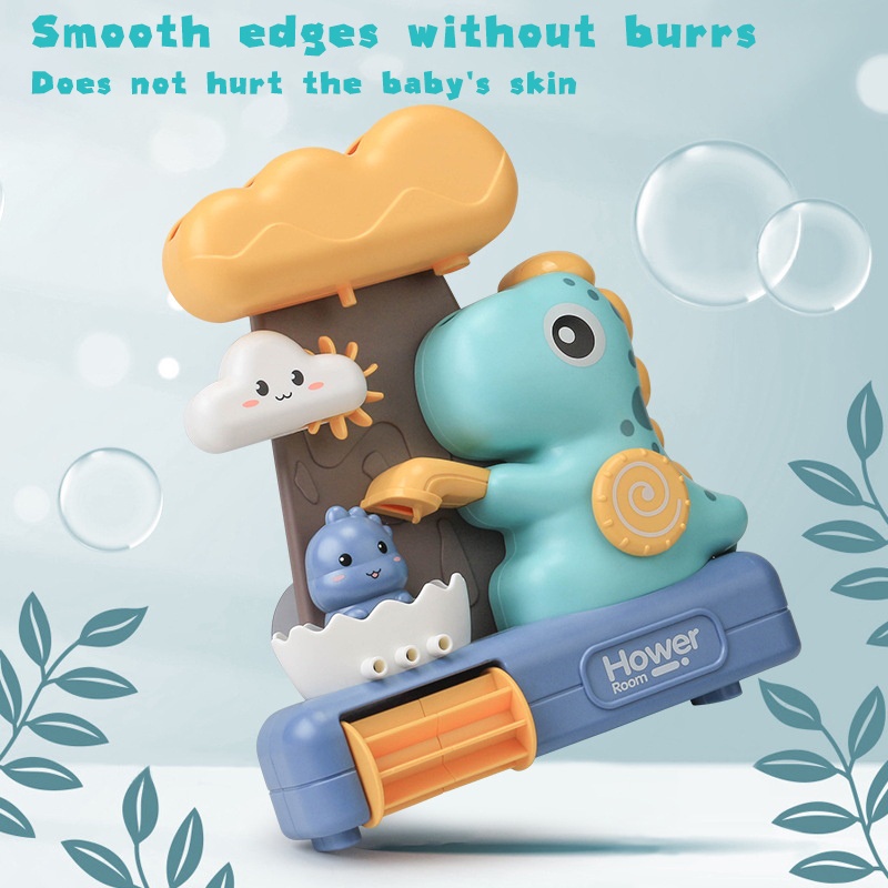 Đồ Chơi Khủng Long Phun Nước Nhà Tắm Dễ Thương Cho Bé