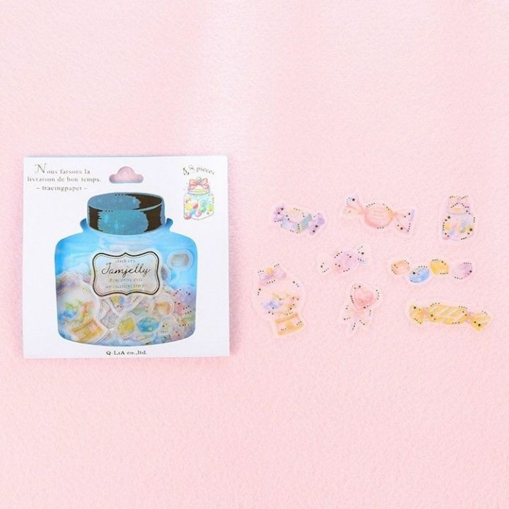 Bộ 48 Sticker Hoa Lá Siêu Cute Dễ Thương Nhiều Màu Giao Ngẫu Nhiên