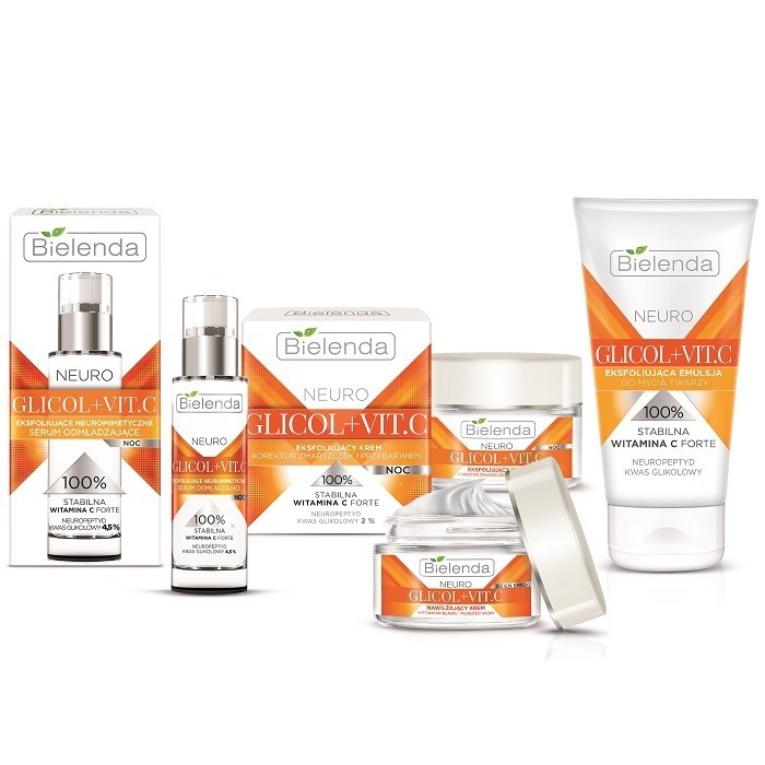 [TOP 1 SHOPEE] Kem dưỡng ẩm sáng da ban ngày Bielenda Neuro Glicol Vit.C Moisturizing Face Cream SPF20 50ml (Bill Anh)