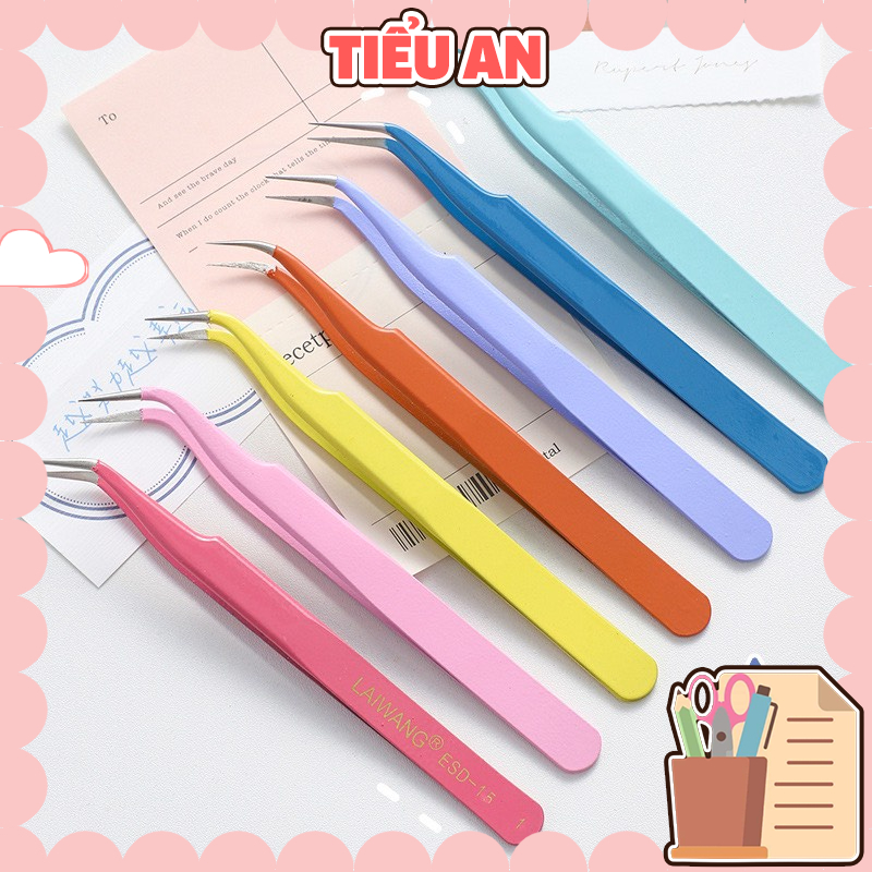 Nhíp gắp sticker băng keo giấy washi làm bút ký/album thủ công đa năng kiểu dáng dễ thương màu pastel