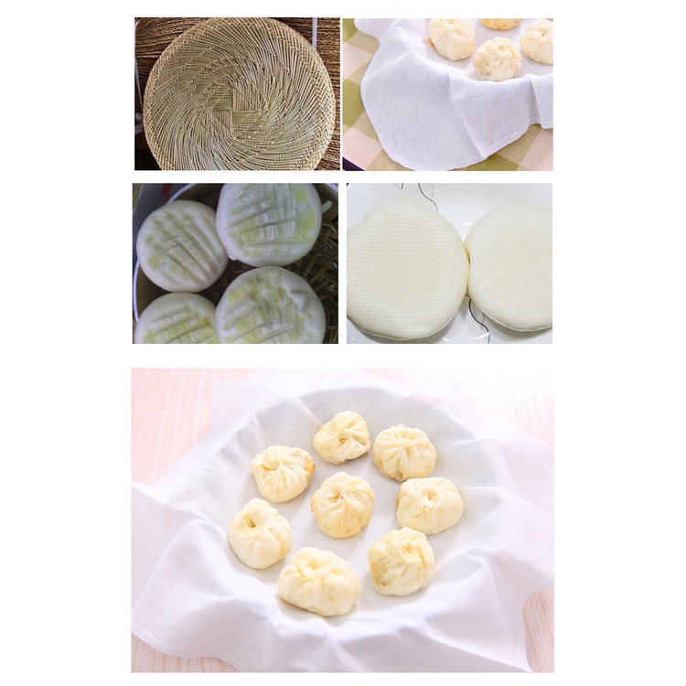 Khăn Vải Hấp Bánh Bao, Màn Thầu: Lót, Phủ Bánh