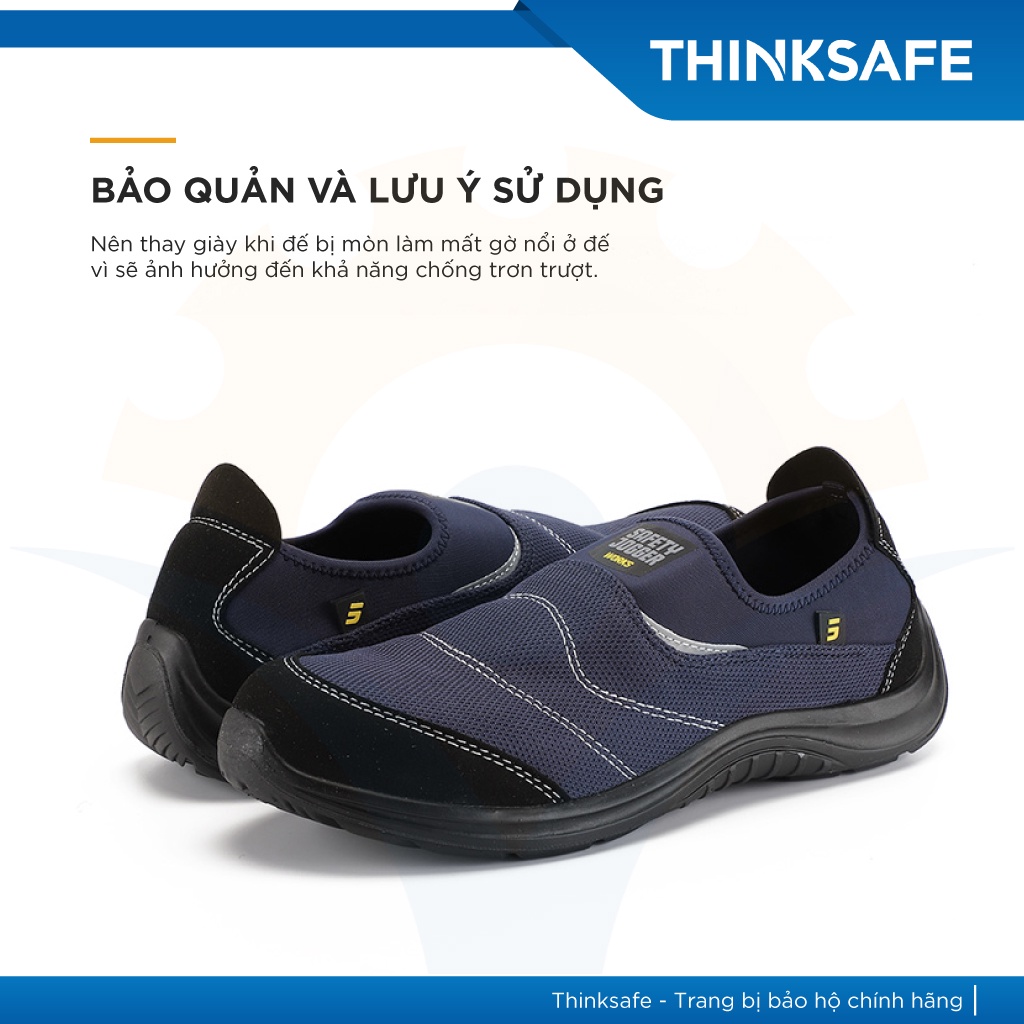 Giày bảo hộ siêu nhẹ Jogger Yukon siêu nhẹ chống dập ngón chống trượt  chống đinh Giày jogger chính hãng - THINKSAFE